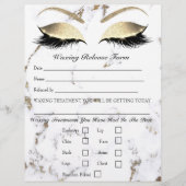 Löschen der Depilations-Haftpflicht-Freischaltung- Flyer (Vorne)