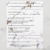 Löschen der Depilations-Haftpflicht-Freischaltung- Flyer (Hinten)