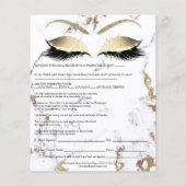 Löschen der Depilations-Haftpflicht-Freischaltung- Flyer (Hinten)