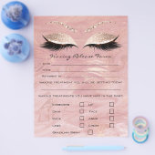 Löschen der Depilations-Haftung Freistellungsformu Flyer (Einzeln)