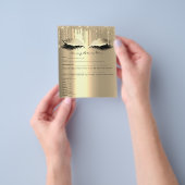 Löschen der Depilations-Haftung Freistellungsformu Flyer (Gruppe)