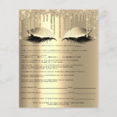 Löschen der Depilations-Haftung Freistellungsformu Flyer (Hinten)