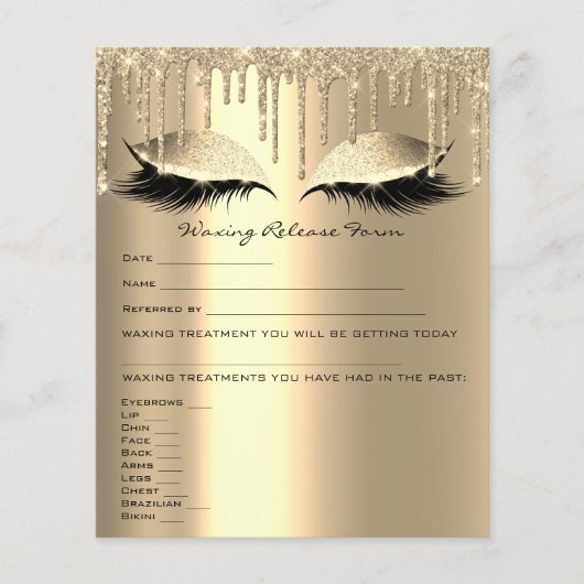 Löschen der Depilations-Haftung Freistellungsformu Flyer (Vorne)