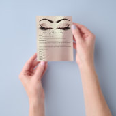 Löschen der Depilations-Haftung Freistellungsformu Flyer (Gruppe)