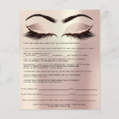 Löschen der Depilations-Haftung Freistellungsformu Flyer (Hinten)