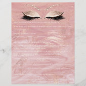 Löschen der Depilations-Haftung Freistellungsformu Flyer (Hinten)