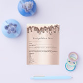 Löschen der Depilations-Haftung Freistellungsformu Flyer (Einzeln)