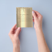 Löschen der Depilations-Haftung Freistellungsformu Flyer (Gruppe)