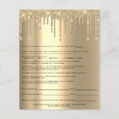 Löschen der Depilations-Haftung Freistellungsformu Flyer (Hinten)