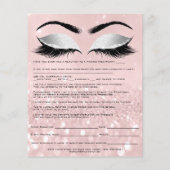 Löschen der Depilations-Haftung Freistellungsformu Flyer (Hinten)