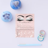 Löschen der Depilations-Haftung Freistellungsformu Flyer (Einzeln)