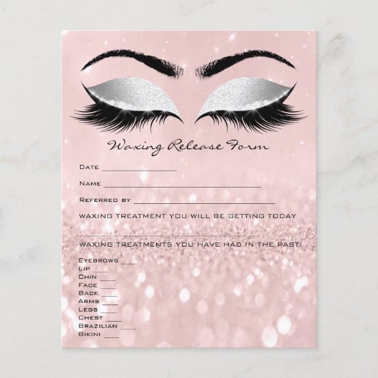 Löschen der Depilations-Haftung Freistellungsformu Flyer (Vorne)