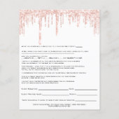 Löschen der Depilationshaftung - weiße Freigabe Flyer (Hinten)