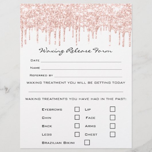 Löschen der Depilationshaftung - weiße Freigabe Flyer (Vorne)