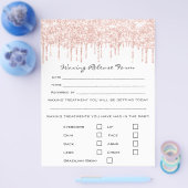 Löschen der Depilationshaftung - weiße Freigabe Flyer (Einzeln)