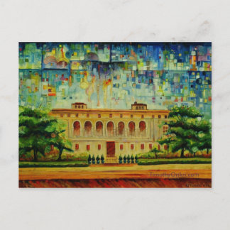 Löschen der öffentlichen Bibliothek - Postkarte