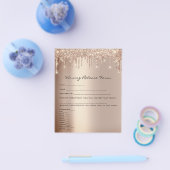 Löschen der Rose für die Freigabe von Depilationen Flyer (Einzeln)