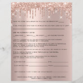 Löschen der Rose für die Freigabe von Depilationen Flyer (Hinten)