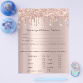 Löschen der Rose für die Freigabe von Depilationen Flyer (Einzeln)