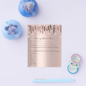 Löschen der Rose für die Freigabe von Depilationen Flyer (Einzeln)