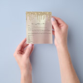 Löschen der Rose für die Freigabe von Depilationen Flyer (Gruppe)