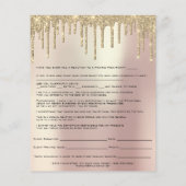 Löschen der Rose für die Freigabe von Depilationen Flyer (Hinten)