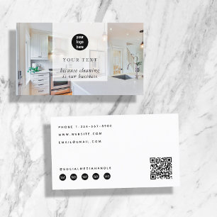Löschen des QR-Logos für Social-Media-Fotos Visitenkarte