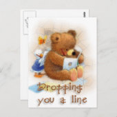 Löschen einer Zeile Postkarte (Vorne/Hinten)