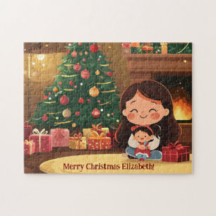 Löschen oder Anpassen des Textes Kids Jigs Puzzle