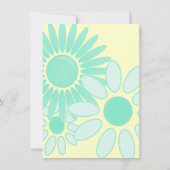 Löschen Retro angesagte Siebzigerjahre Einladung (Rückseite)