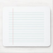 Löschen Sie gezeichnetes Papier Mousepad (Vorne)