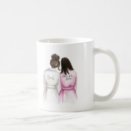 Löschen Sie hintere Tassen-dunkle brünette Kaffeetasse
