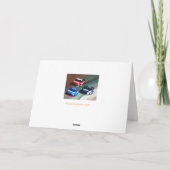 Löschen Sie "Rennen-Tages" Gruß-Karten Karte (Rückseite)