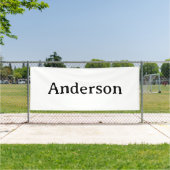 Löschen Sie Text Ersetzen Sie eigenes Design 4' x  Banner (InSitu)