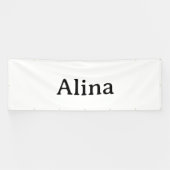 Löschen Sie Text und fügen Sie eigenes Design 4' x Banner (Horizontal)