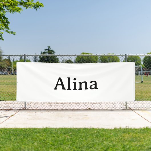 Löschen Sie Text und fügen Sie eigenes Design 4' x Banner (InSitu)