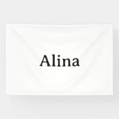 Löschen Sie Text und fügen Sie eigenes Design 4' x Banner (Horizontal)