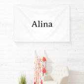 Löschen Sie Text und fügen Sie eigenes Design 4' x Banner (InSitu)