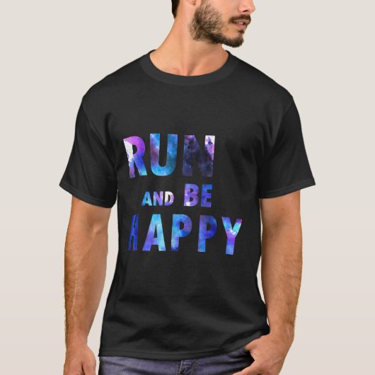 LÖSCHEN SIE UND SEIN SIE GLÜCKLICH EINFACHES SHIRT (Vorderseite)