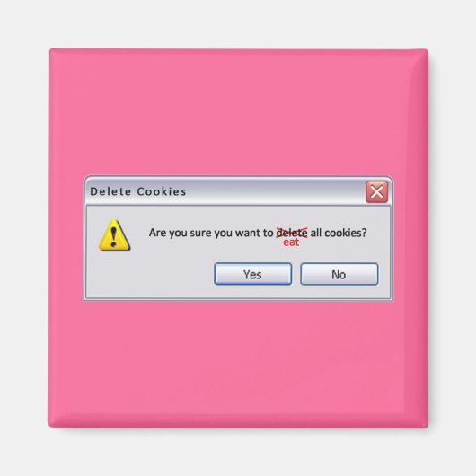 Löschen von Cookies Magnet (Vorne)