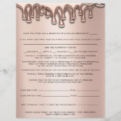 Löschen von Tropfen zur Freigabe von Depilations-H Flyer (Hinten)