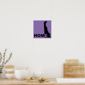 Löschen von Zuhause von Staat-Poster-Zeichen Poster (Küche)