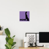 Löschen von Zuhause von Staat-Poster-Zeichen Poster (Heimbüro)