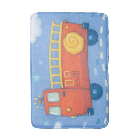 Löschfahrzeug Badematte (Vorderseite Vertikal)