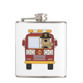 Löschfahrzeug-Bär Flachmann (Vorderseite)