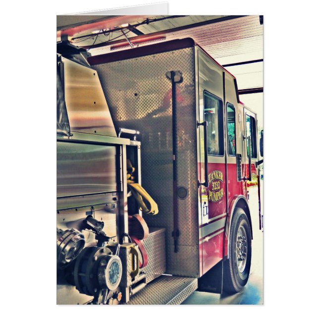 Löschfahrzeug, bereit (Vorne)