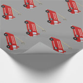 Löschfahrzeug Geschenkpapier (Ecke)