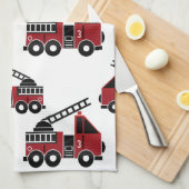 Löschfahrzeug-Geschirrtuch Küchentuch (Viertel Falte)
