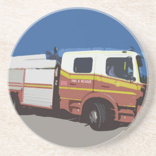 Löschfahrzeug Getränkeuntersetzer