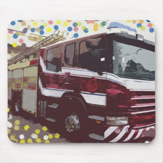 Löschfahrzeug Mousepad (Vorne)